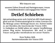 eine Anzeige
